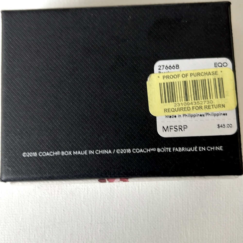 Coach Cell Phone Phone Pocket - Floral - Picture 3 of 3